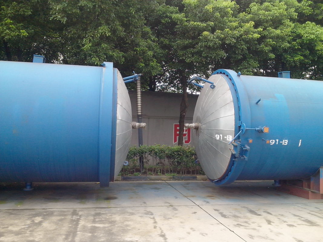 AAC ब्लॉक, उच्च दबाव और तापमान के लिए AAC आटोक्लेव दबाव पोत, आकार 2.68MX38M